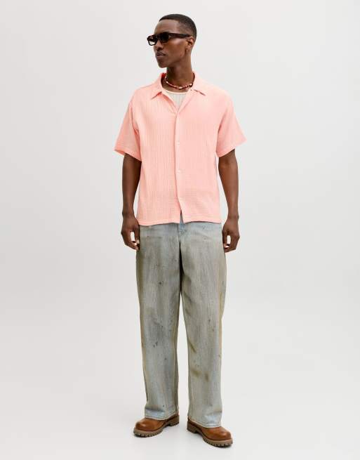 Jack & Jones – Koszula w kolorze brzoskwiniowym, 2 z 6