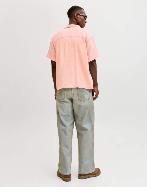 Jack & Jones – Koszula w kolorze brzoskwiniowym, 5 z 6
