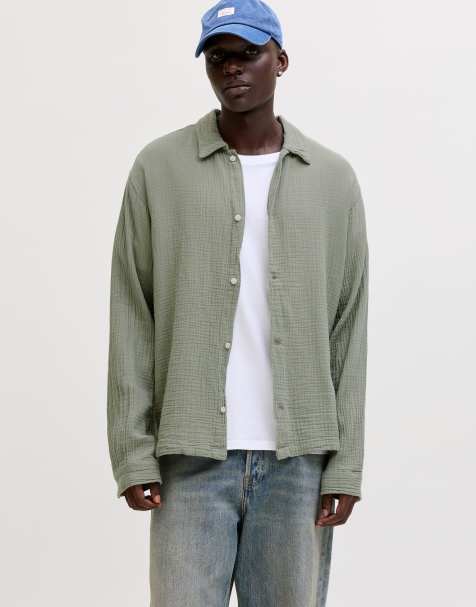 Jack & Jones – Koszula w kolorze trawy morskiej - view 1