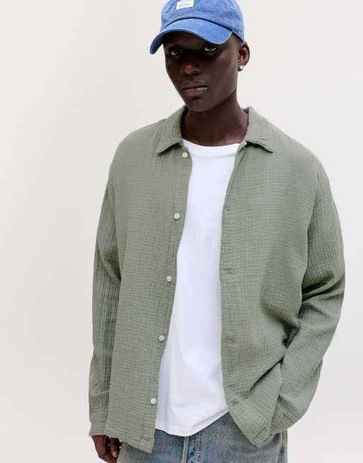 Jack & Jones – Koszula w kolorze trawy morskiej, 5 z 6