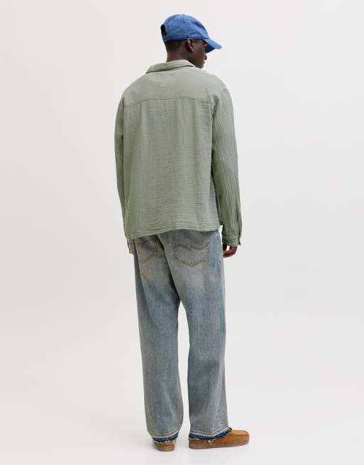 Jack & Jones – Koszula w kolorze trawy morskiej, 6 z 6