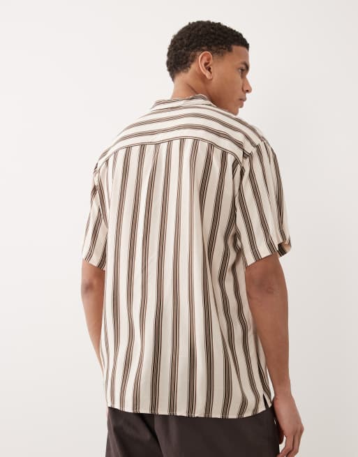 Jack & Jones – Kremowa koszula w paski z krótkimi rękawami, 3 z 5