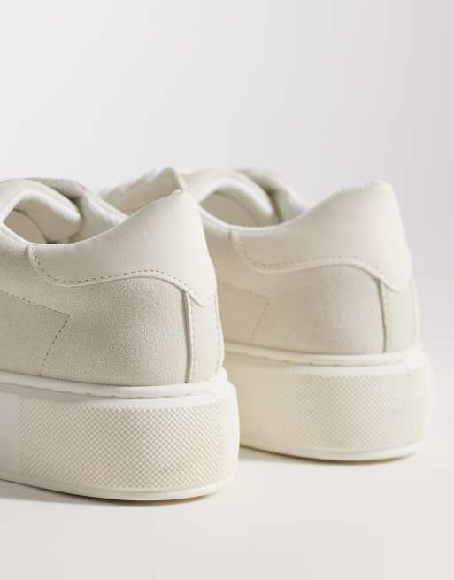 Jack & Jones – Kremowe buty sportowe z imitacji zamszu, 2 z 5