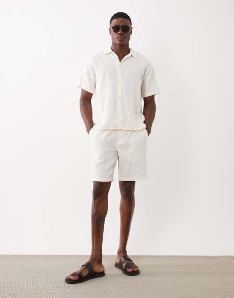 Jack & Jones – Kremowy fakturowany zestaw - view 1