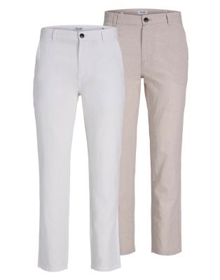 Jack & Jones – Kritvita byxor - view 1