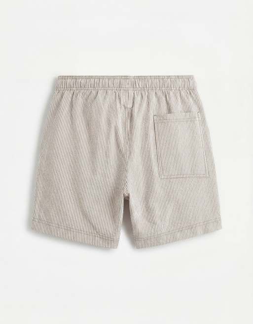 Jack & Jones - Kskigrønne badeshorts i seersucker-materiale med striber, 7 af 9