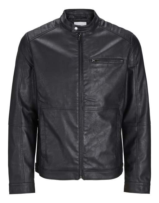 Jack & Jones Kunstlederjacke in Schwarz, 7 von 7