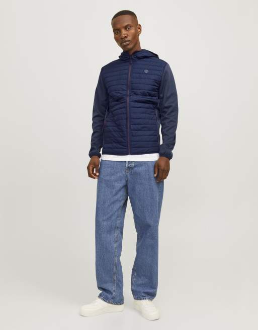 Jack & Jones kurtka hybrydowa w granatowym odcieniu marynarki, 3 z 7