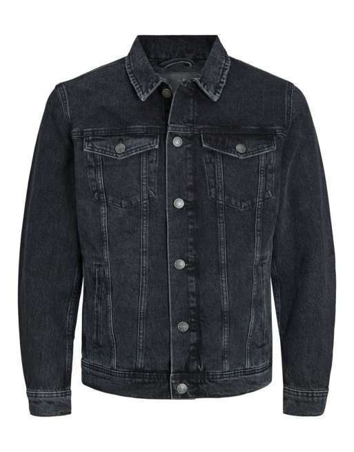 Jack & Jones Kurtka jeansowa z czarnego denimu, 7 z 7