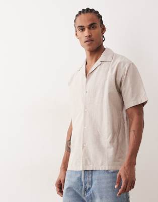 Jack & Jones Herren Freizeithemden Beige Gr. Klein - Bild 3