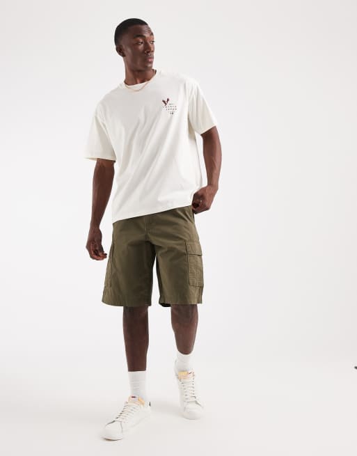 Jack & Jones kyoto japanese backprint t-shirt in cream, 2 of 5