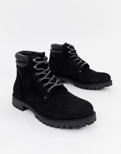 Jack & Jones lace up nubuck boots | ASOS