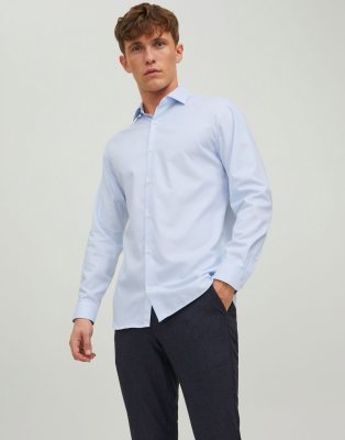 Langärmliges Hemd in Blau Blau XL