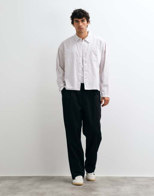 Jack & Jones langærmet skjorte med tern i hvid, 3 af 5