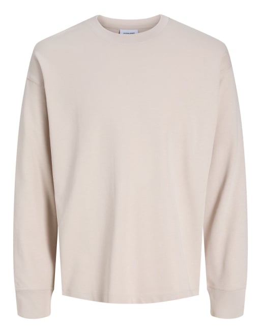 Jack & Jones langærmet T-shirt i moonbeam, 7 af 7