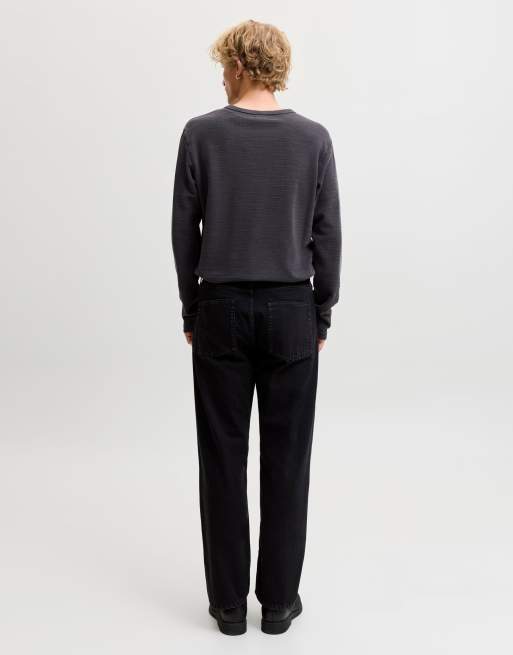 Jack & Jones langærmet T-shirt i mørk navy, 2 af 7