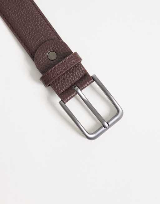 Jack & Jones læderbælte i brun, 3 af 3