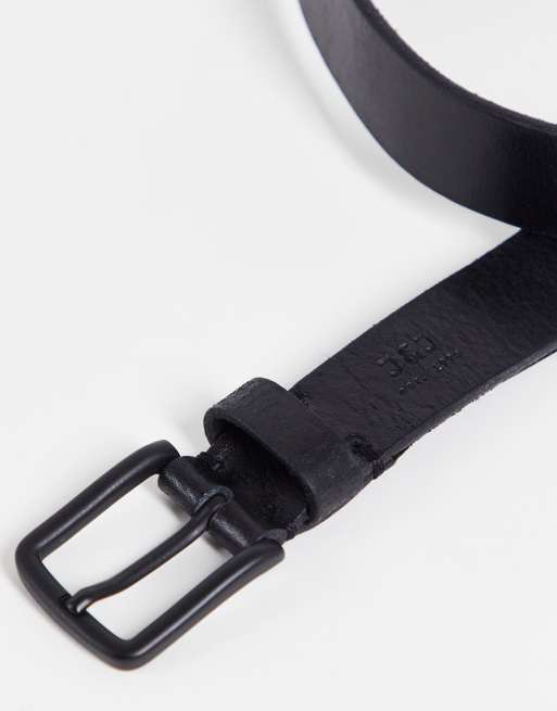 JACK & JONES Cintura In Pelle Jacmichael Noos Uomo - Morbida, Resistente, Fibbia Semplice - 3
