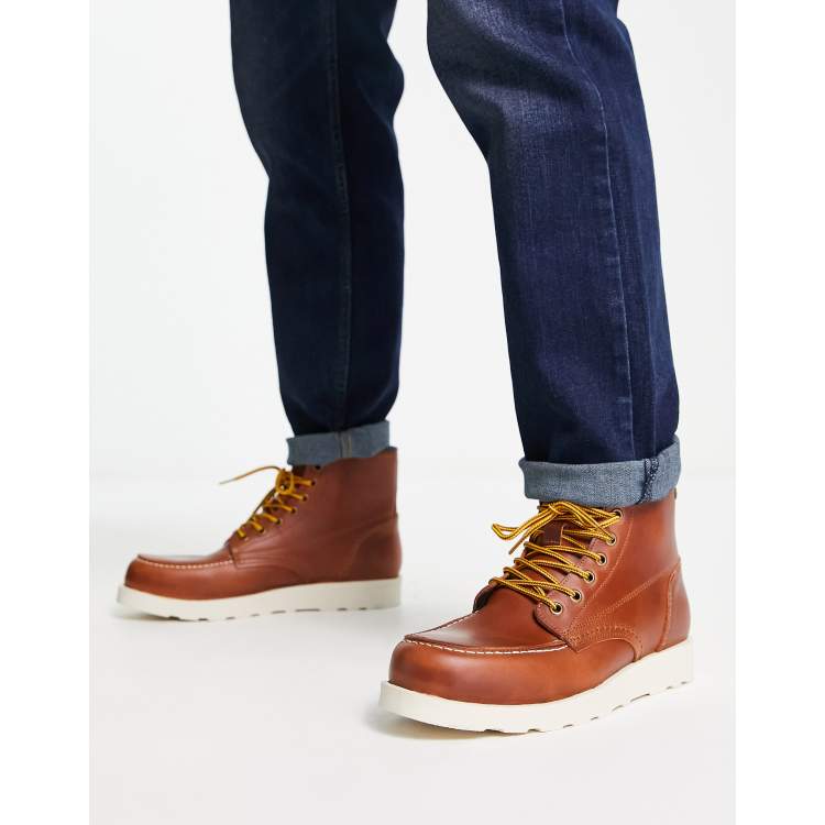 Jack jones shop brown boots