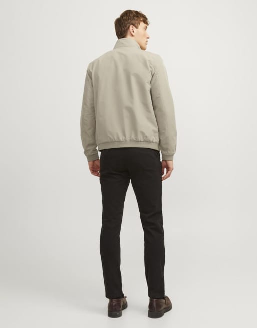 Jack & Jones - Lerfarvet bomber-jakke, 2 af 7
