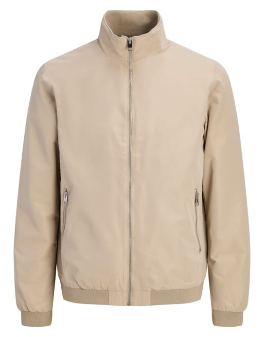 Jack & Jones - Lerfarvet bomber-jakke, 7 af 7