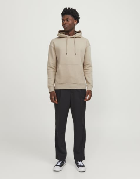 Jack & Jones - Lerfarvet hættetrøje - view 1