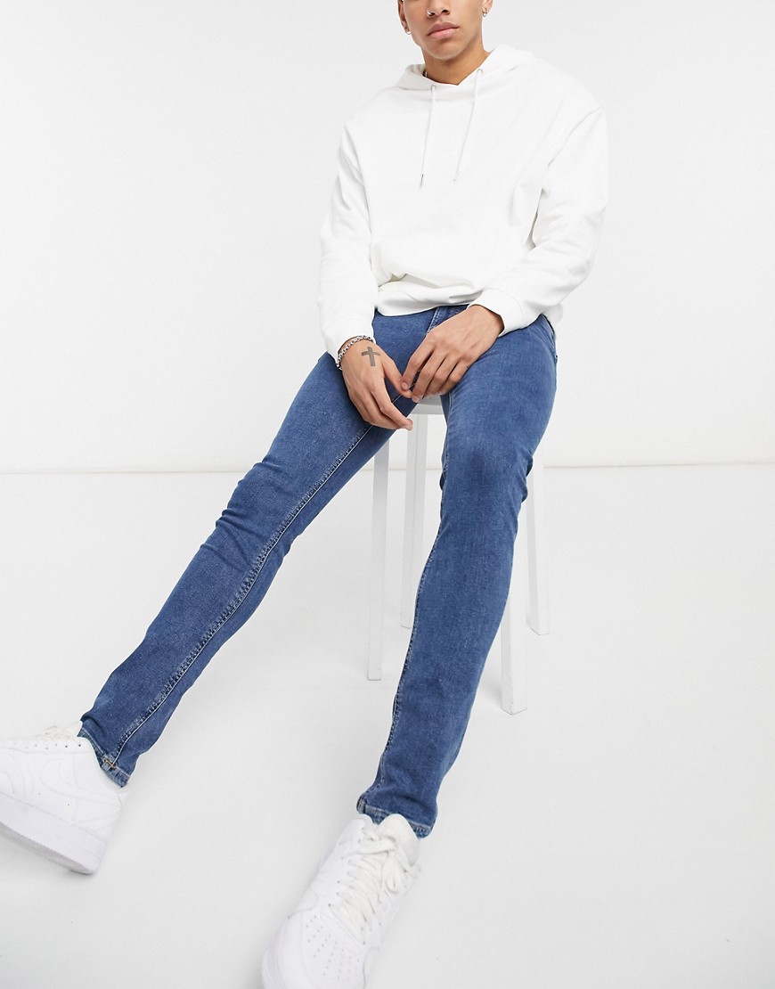 Jack & Jones – Liam – Straight Jeans in Jeansblau