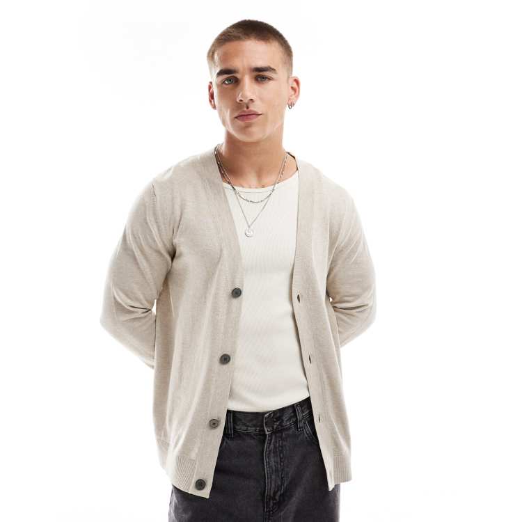 アウターその他 YOUHEE YOUHEE LOGO CARDIGAN BEIGE Women's Jen Cardigan in Beige