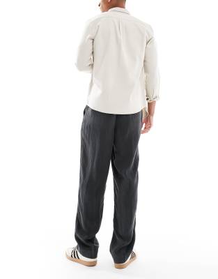 Jack & Jones Lightweight Drawstring Pants In Black