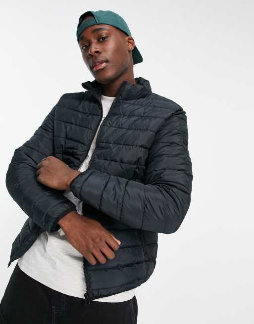 Jack and jones outlet lightweight puffer jacket