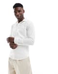 [Jack & Jones] Jack & Jones linen blend shirt in white S White