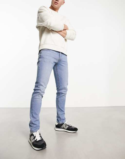 Jack & Jones – Ljusblå smala jeans
