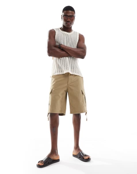 Jack & Jones – Ljusbruna cargoshorts - view 1