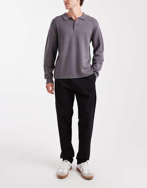 Jack & Jones – Locker geschnittene Chinohose mit Kordelzug in der Taille in Schwarz, 2 von 5