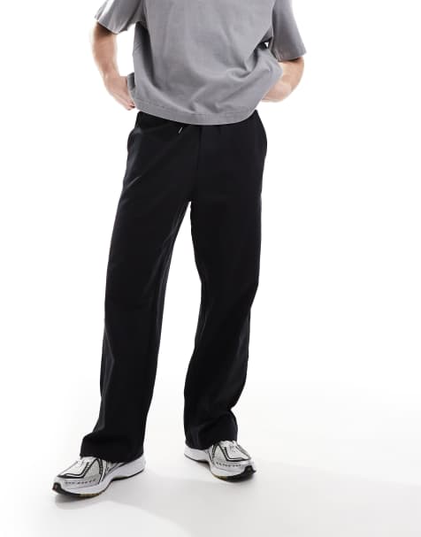 Jack & Jones – Lockere Jersey-Hose in Schwarz - view 1