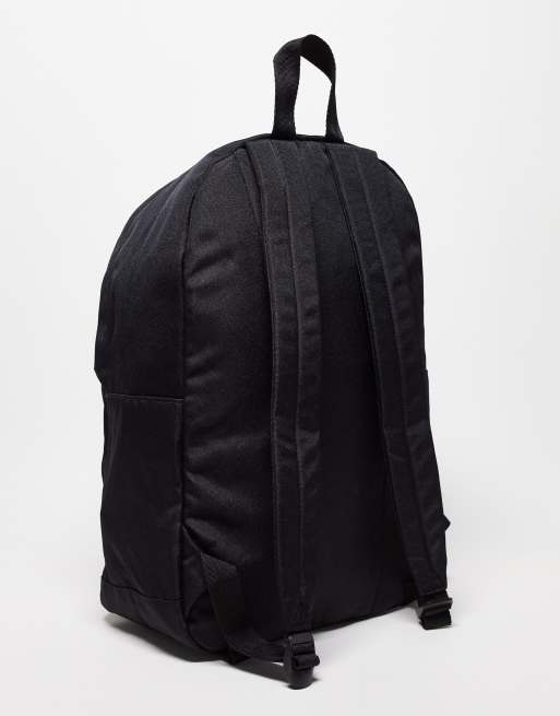 Jack Jones logo backpack in black ASOS