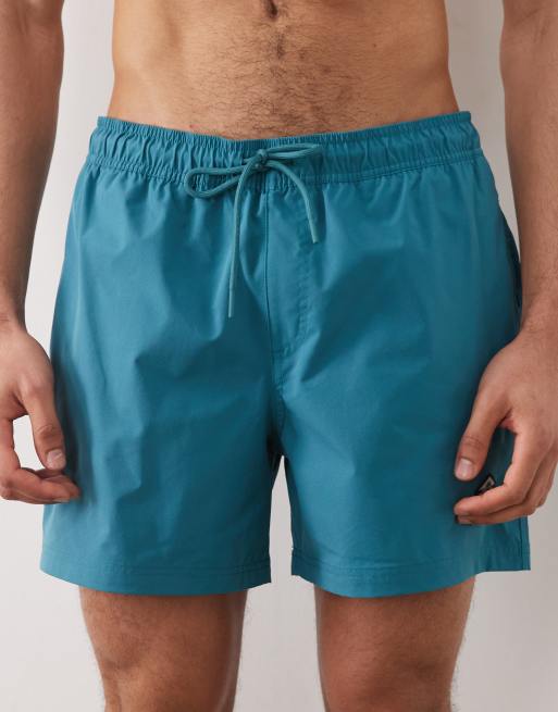 Jack & Jones logo swim shorts in green blue, 4 of 5