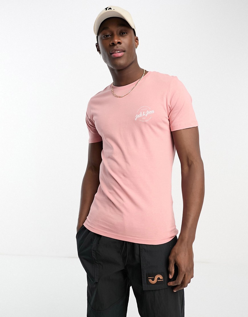 logo t-shirt in pink