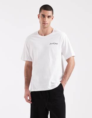 Jack & Jones Logo T-shirt In Neutral
