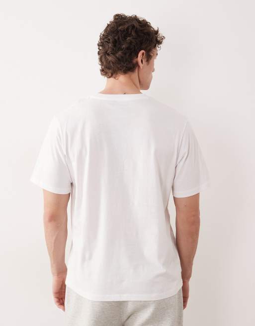 Jack & Jones logo t-shirt in white, 3 of 5