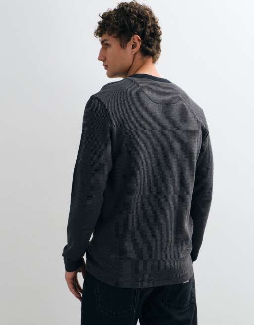 Jack & Jones long sleeve top in black stripe, 2 of 5