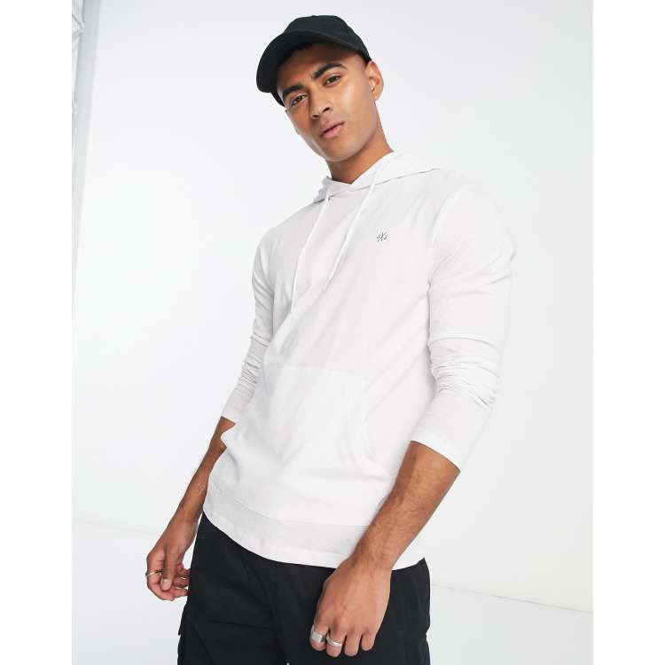 Jack and jones outlet white hoodie