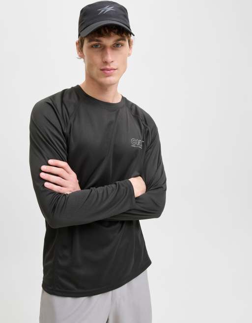Jack & Jones long sleeved t-shirt in black, 4 of 7