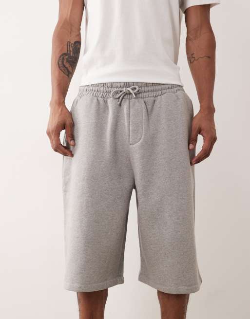 Jack & Jones – Longline-Sweatshorts in Grau, 5 von 5