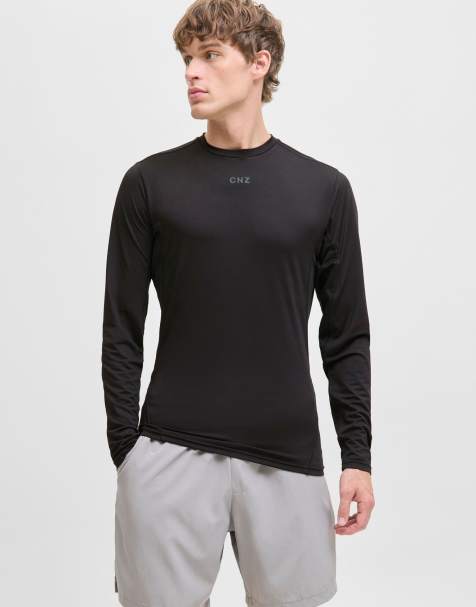 Jack & Jones Longsleeved t-shirt in black - view 1