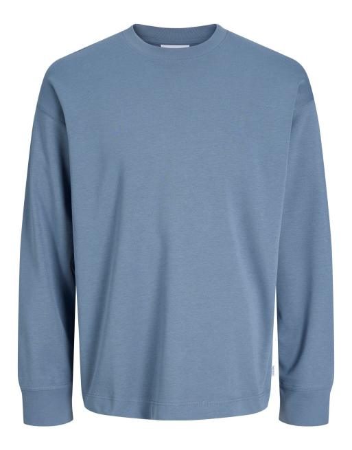 Jack & Jones Longsleeved t-shirt in blue mirage, 7 of 7