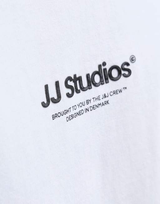 Jack & Jones Longsleeved t-shirt in white, 4 of 7