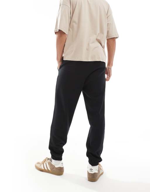 Jack & Jones loose cuffed sweatpants in black, 4 of 5