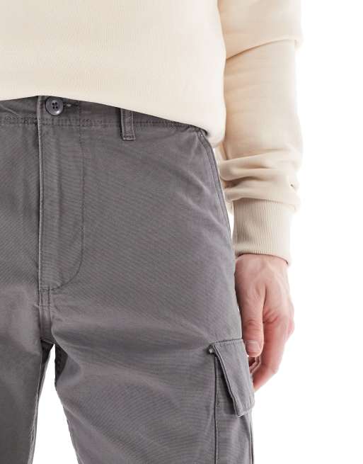 Jack & Jones loose fit cargo pants in dark grey, 5 of 5