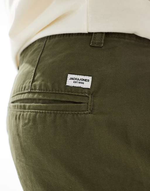 Jack & Jones loose fit cargo pants in khaki, 2 of 5